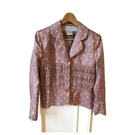 Dior-DIOR  Jackets T.fr 42 silk-Pink