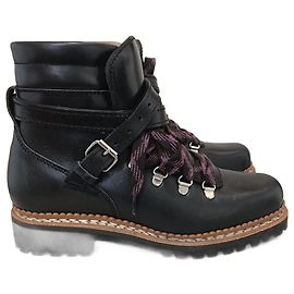 Autre Marque NON SIGNE / UNSIGNED Ankle boots T.EU 38 Leather Black