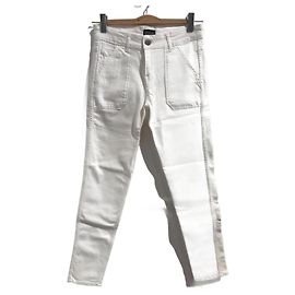 Autre Marque NON SIGNE / UNSIGNED Jeans T.US 26 Cotton White