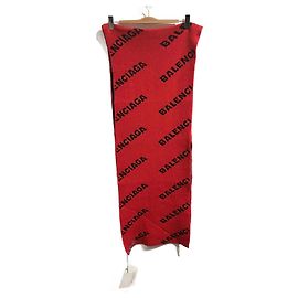 BALENCIAGA Sciarpe T.  WOOL Rosso