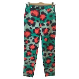KENZO Hose T.International XS Baumwolle Grün