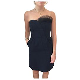Robe MARC JACOBS T.FR 36 Coton Bleu Marine