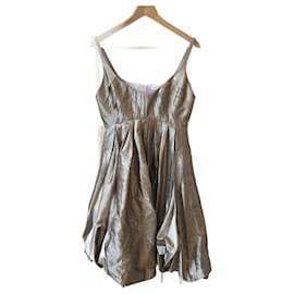 Zac Posen-ZAC POSEN  Dresses T.International S Silk-Silvery