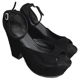 Céline-CELINE  Sandals T.eu 37 Suede-Black