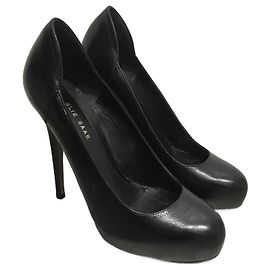 ELIE SAAB Saltos T.EU 36.5 Couro Preto
