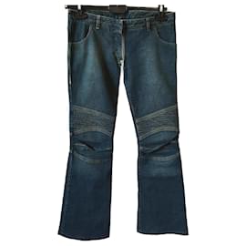 Balmain-Jeans BALMAIN T.fr 36 Algodão-Azul
