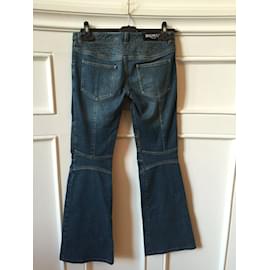 Balmain-BALMAIN Jeans T.fr 36 cotton-Blu
