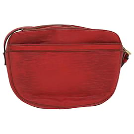 Louis Vuitton-LOUIS VUITTON Epi June Feuille Bolso de hombro rojo M52157 LV Auth 36897-Roja