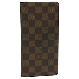 Louis Vuitton-LOUIS VUITTON Damier Ebene Brazza Portefeuille Bifold Wallet N60017 auth 37075-Other