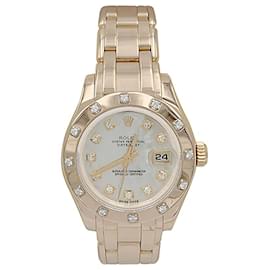 Rolex-Rolex watch, "Pearlmaster", Rose gold, mother-of-pearl and diamonds.-Other