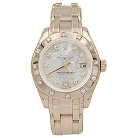 Rolex-Rolex watch, "Pearlmaster", Rose gold, mother-of-pearl and diamonds.-Other