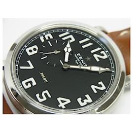 Zénith-ZENITH Pilot's Aeronef TypeXX 40 MM 03.1930.681/21.C723 Mens-Silvery