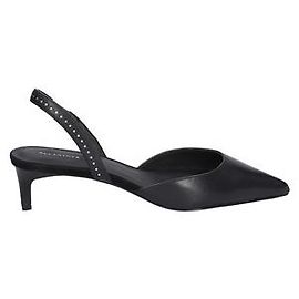 All Saints Mia Slingback Pumps - Kitten Heels Black