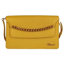 Borsa a tracolla Chopard Monaco in pelle gialla Giallo
