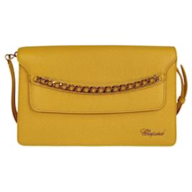 Chopard-Borsa a tracolla Chopard Monaco in pelle gialla-Giallo