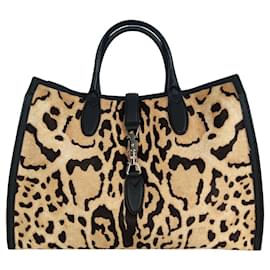 Gucci-Gucci Shopper Jackie spotted handbag-Beige