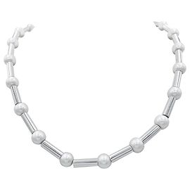 Collar Poiray, "Área", ORO BLANCO, Rosario. Otro