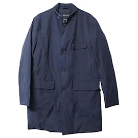 Gucci-Gucci Utility Long Sleeve Jacket in Navy Blue Polyamide-Blue,Navy blue