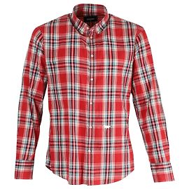 Dsquared2 Camicia a quadri in cotone rosso Altro