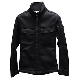 Stone Island Soft Shell-R Terry Jacket in Black Polyester Black