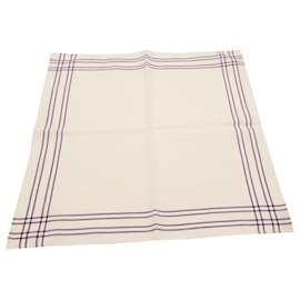 Ermenegildo Zegna-Ermenegildo Zegna Couture Striped Edges Pocket Square in White Cotton-White