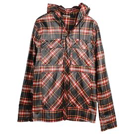 Bottega Veneta Giacca Check con Cappuccio in Misto Lana Multicolor Altro Stampa python