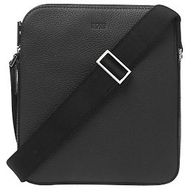 Hugo Boss Mini borsa a tracolla Boss Crosstown in pelle nera Nero