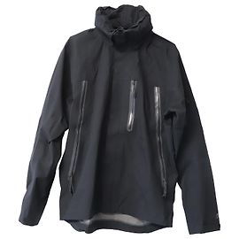 Nike High Neck Windbreaker in Black Polyester Black