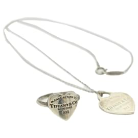 Autre Marque-Tiffany&Co. Necklace Ag925 2 sets of accessories Silver Auth am3875-Silvery