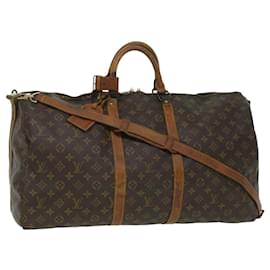 Louis Vuitton-Louis Vuitton Monogram Keepall Bandouliere 55 Boston Bag M.41414 LV Auth 36893-Andere