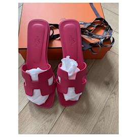 Hermès-Sandals-Pink
