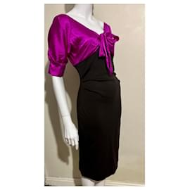 Diane Von Furstenberg-DvF vintage Kitt dress-Pink,Chocolate