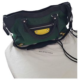 Borsa Balenciaga Verde e Gialla Verde