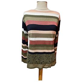 Autre Marque Suéter Devernois Multicolorido Lã Viscose Multicor