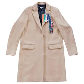 Msgm Coats, Outerwear Beige