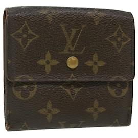 Louis Vuitton-LOUIS VUITTON Monogram Portefeuille Elise Wallet M61654 LV Auth 37068-Monogram