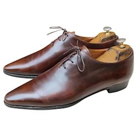 Berluti-SCARPE DERBY BERLUTI IN PELLE 10,5 / 44,5 SCARPE DA UOMO IN OTTIME CONDIZIONI 1889 €-Marrone