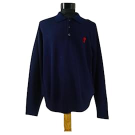 Ami Paris Sweaters Navy blue