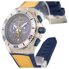 Technomarine-TECHNOMARINE CRUISE CALIFORNIA QUARTZ WATCH 114025 45 STEEL WATCH FULL SET-Silvery
