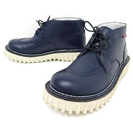 Autre Marque NUOVE SCARPE AKTYON KICKERS X ADIEU PARIS 9 43 Stivali in pelle blu navy Blu navy