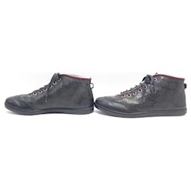 Gucci-GUCCI NUMERO SHOES 44 268687 Sneakers 41.5 IT 42.5 FR MONOGRAM SNEAKERS-Navy blue