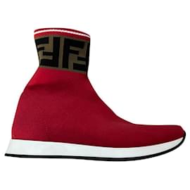 Fendi-Boots-Red