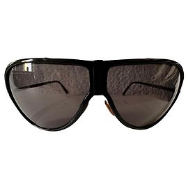 Tom Ford Black metal Falconer sunglasses Black