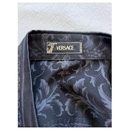 Versace-Shirts-Black