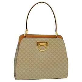 Céline-CELINE Macadam Toile Sac à Main Beige Authentique 36663-Beige