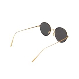 Gianfranco Ferré-Gianfranco Ferré Wire Rimmed Round Sunglasses-Golden