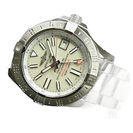 Breitling-BREITLING AvengerII GMT MOP Dial Lot Limited model A32390 Mens-Silvery