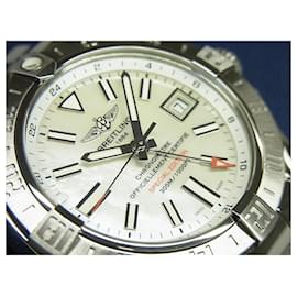 Breitling-BREITLING AvengerII GMT MOP Dial Lot Limited model A32390 Mens-Silvery