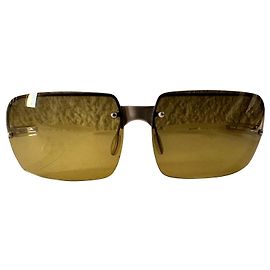 Prada Vintage grüne Sonnenbrille Mehrfarben