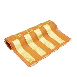 Fendi Zucca Stola in rayon e seta Marrone